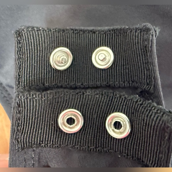 Francesca’s Blue Rain Faux Leather Bodysuit – Black, Women’s Small - Picture 5 of 8